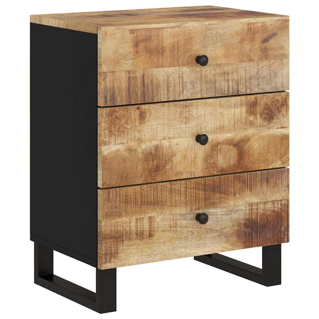 Nightstand 50 x 33 x 62 cm Solid Mango Wood & Engineered Wood
