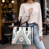Boho Geometric Pattern Women Tote Bag Casual Daily Outdoor Large Capacity Top Handle Handbag