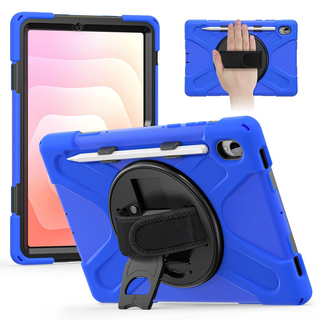 Armor Kids Case For Samsung Galaxy Tab S11 11 Inch SM-X730 SM-X736 SM-X736B Tablet Cover Hard PC Stand Shockproof With Strap