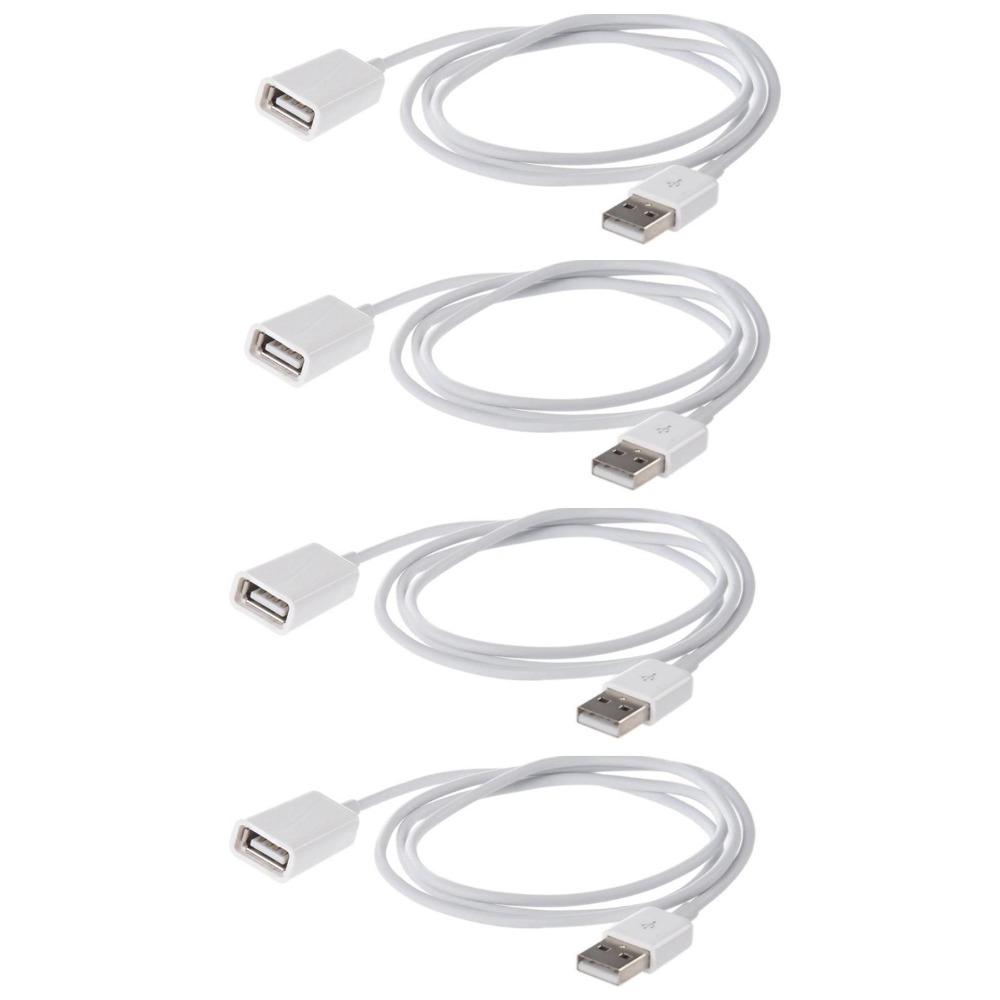 1-5 Stück Meter/3,3 Fuß USB 2.0 Verlängerungskabel A Stecker auf A Buchse Anschluss Hohe Datenübertragungsgeschwindigkeit Universeller USB-Anschlussadapter