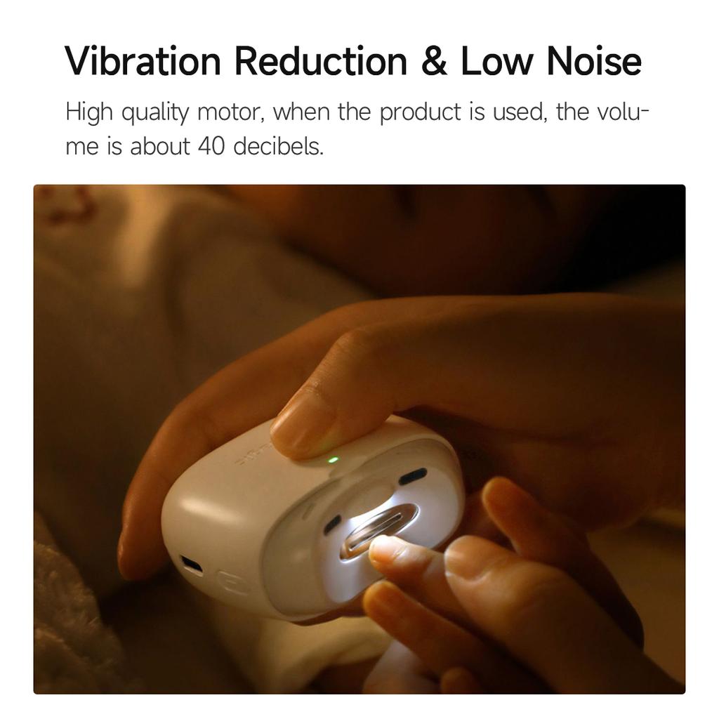 Xiaomi Seemagic Electric ავტომატური ფრჩხილის საჭრელი პრო შეხებით დაწყების ინფრაწითელი დაცვით LED განათების ტრიმერი საჭრელი თავის ხელსაწყოები