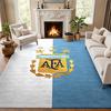 Argentina National Team Carpet Door Mat for Living Room or Bedroom Protective Mat Under Chair Office Decoration Christmas Gift Birthday Present