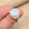 Rainbow Moonstone Gemstone Handmade Jewelry 925 Sterling Silver Ring