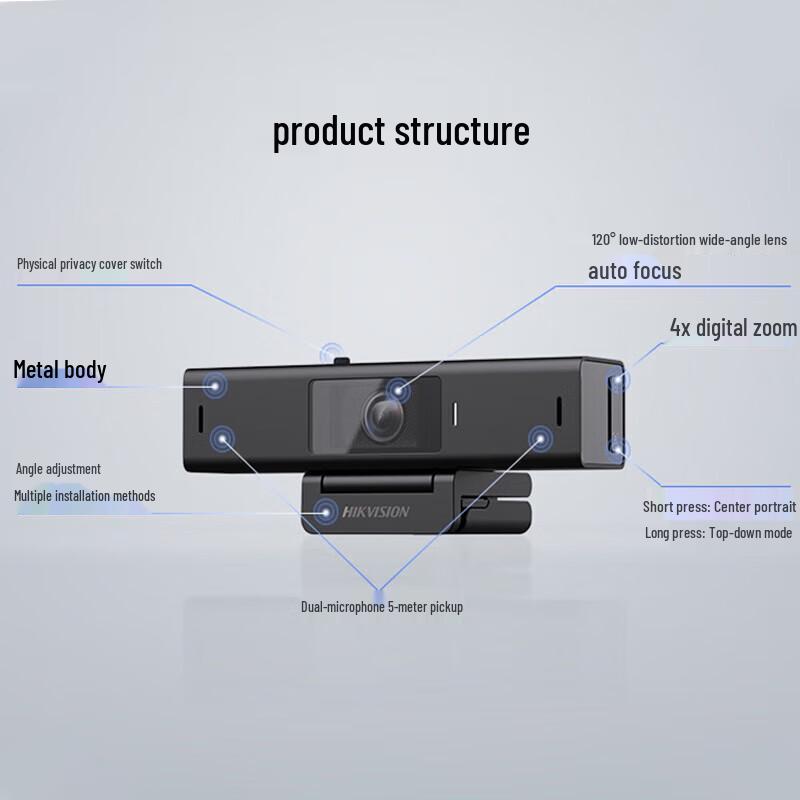 Hikvision DS-UVC-U64 PRO 2K HD Webcam