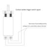 Black Spot Welder Pen Metal Battery Spot Welder Integrated Spot Welding Pen  Lithium Ion Repair