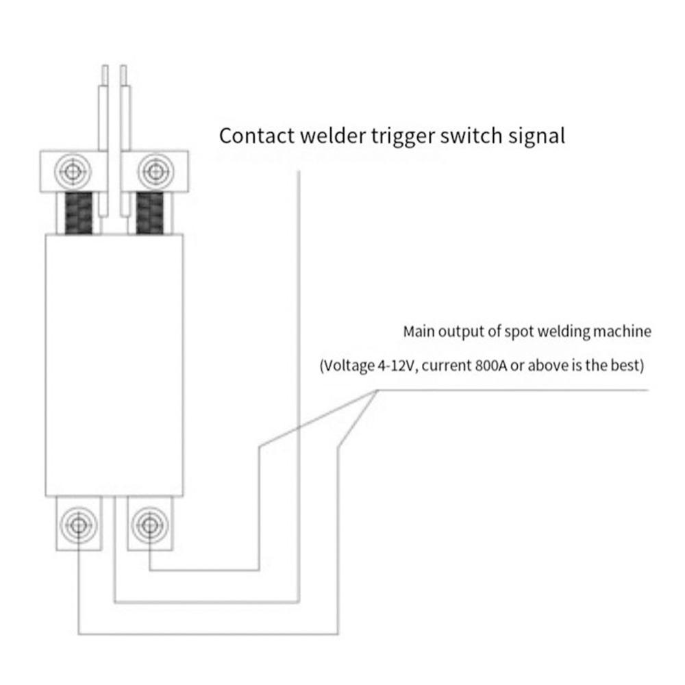 Black Spot Welder Pen Metal Battery Spot Welder Integrated Spot Welding Pen Lithium Ion Repair