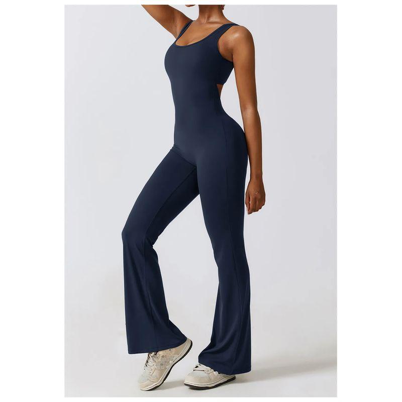 

Bad Girls * In Stock Allure Same Style Fashion Wind Sports Fitness Yoga Jumpsuit Blue XL