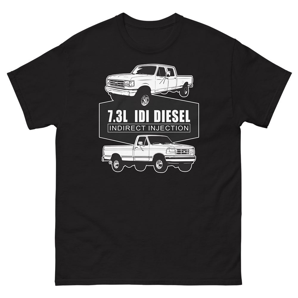 7.3 IDI Diesel T-Shirt, Mens OBS Truck Shirt Based On Ford Trucks Unisex T-Shirt XXL