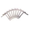 9 Pcs Understring Radius Gauge Stainless Steel Guitar Gauge for Guitar Bass