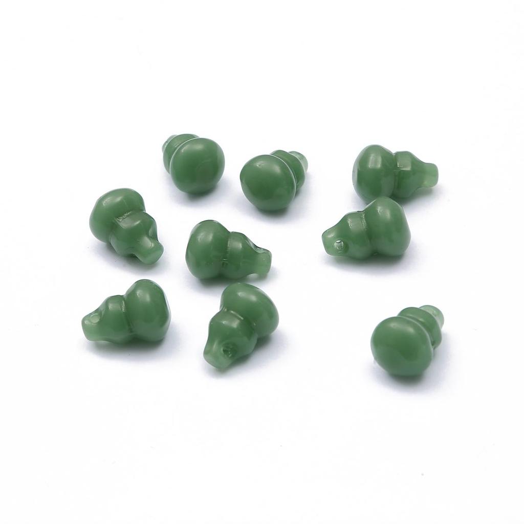 10 Stück/Packung Kristallglas Kleine Kürbis Anhänger DIY Halskette Armband Herstellungs Materialien Zubehör