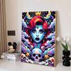 Disney 5D DIY Diamond Painting Ariel Dark Neon Tarot Style Illustration Full Round Diamond Mosaic Cartoon Dog Embroidery Art Painting Home Decor