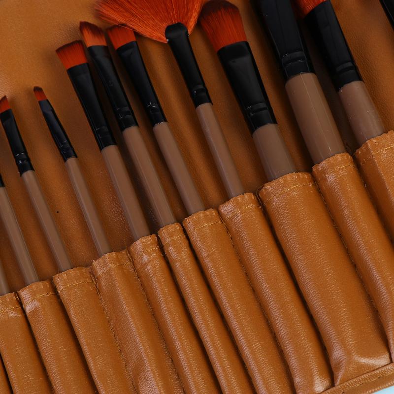 24Pcs Makeup Brush Sets Professional Cosmetics Brushes Eyebrow Powder Foundation Shadows Pinceaux Make Up Tools With Storage Bag