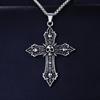 Necklace Baroque Skull Cross Popular Hollow Pendant