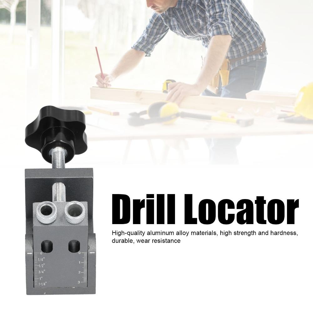 32PCS Aluminum Alloy Oblique Hole Locator 15 Degree Adjustable Drill Guide  For Drawer Wardrobe