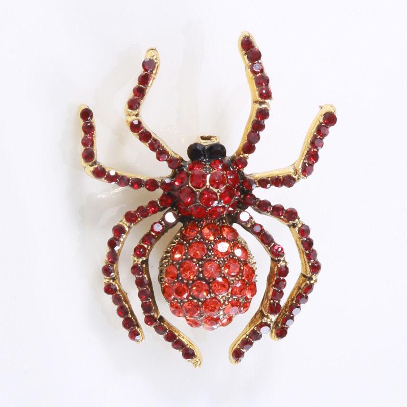 Broșă din Cristal Păianjen: Broșă Eșarfă Diamant la Modă & Accesoriu Bijuterii Decorative