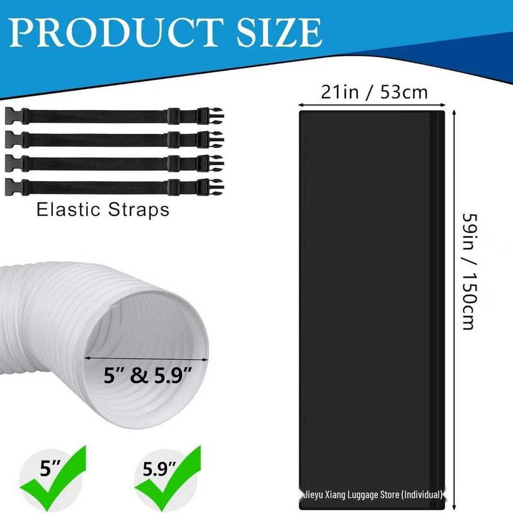Portable Dustproof Heat Insulation Cover for Air Conditioner Exhaust Hose