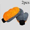Car Washing Gloves: Double-Sided Chenille & Microfiber Mitts for SAFE Scratching-Free Cleaning & Drying - Ultimate Scratch Prote