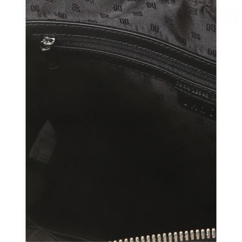 Daks Black Nylon Crossbody Bag With Dd Pattern Dbba6f593bk