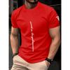 Men's round neck T-shirt for outdoor leisure