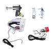 Bike Generator Headlight Tail Light Kit 6W Friction Generator Head Tail Lamp for Road Bike Mountain Bike