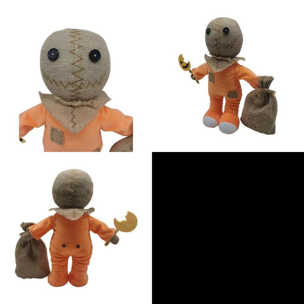 Sam Trick Treat Plush Toy Halloween Pumpkin Man Movie Doll