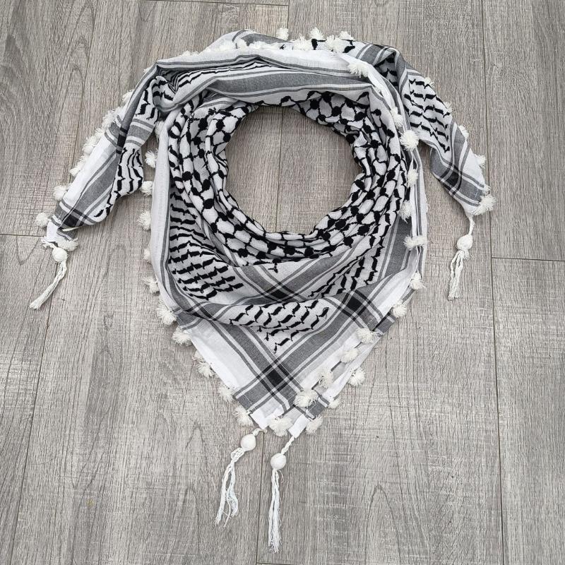 Fashion Shemagh Scarf Tacticals Desert Scarf Arabian Headscarf Breathable Neckerchief Head Scarf for Men