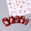 Silver Dragon Nail Stickers Gold Manicure Obtisky Přenosné novoroční obtisky na nehty Jarní festival