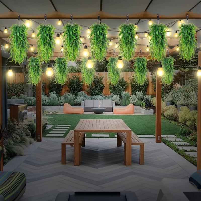 2 ks umělé závěsné na stěnu svatební domácí dekorace umělá rostlina perské závěsné liány závěsný břečťan dekorativní zelená rostlina