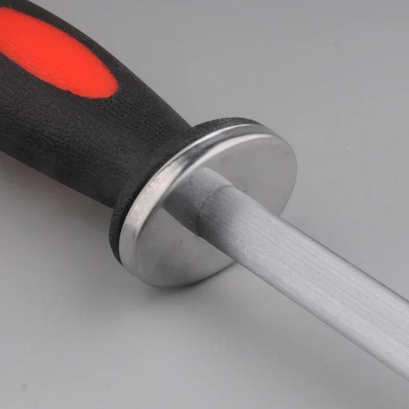 1Pcs Knife Sharpening Rod12inch Diamond/Ceramic Kitchen Knife Sharpeners Steel Professional Grinding System Knives Tool