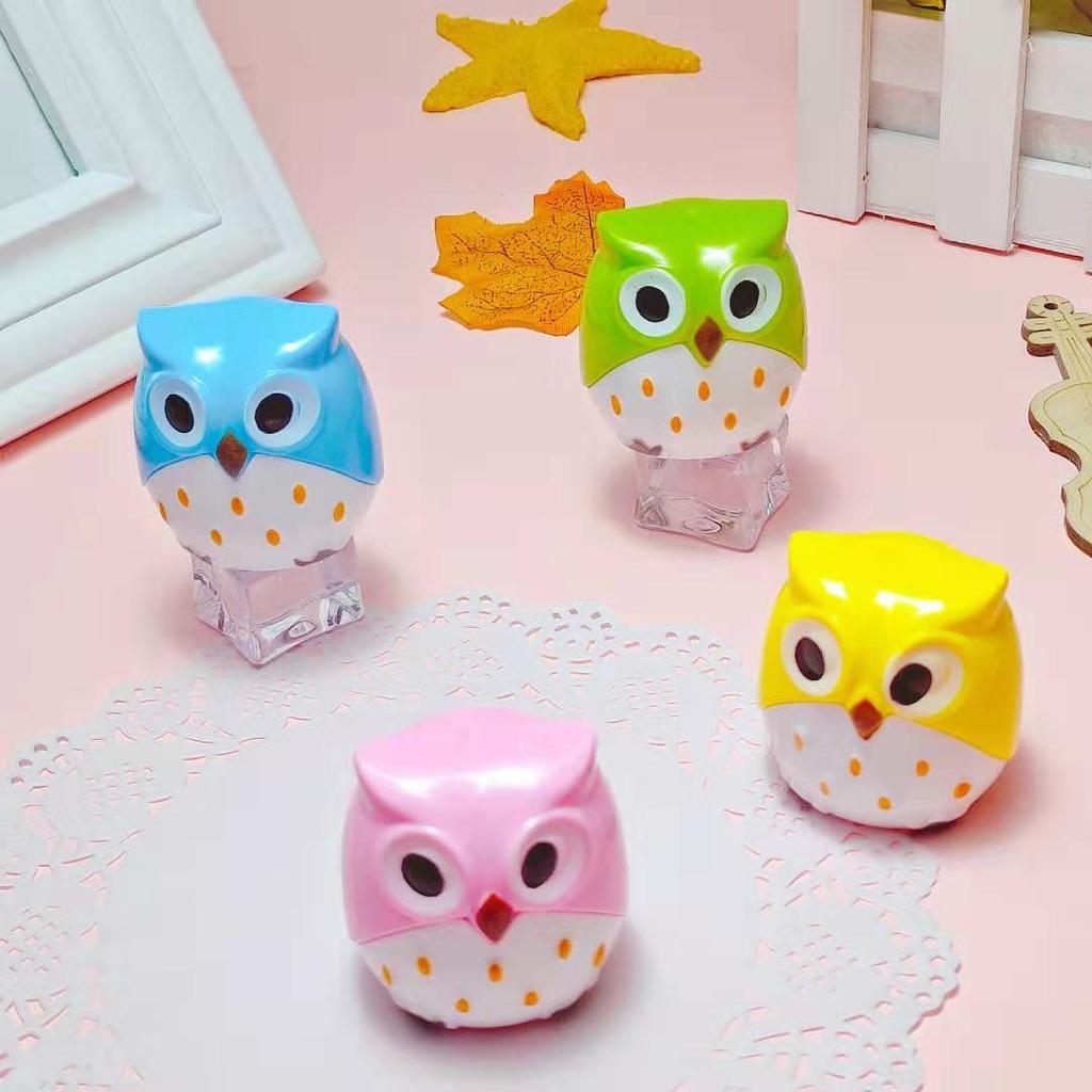 Cute Owl Cartoon Pencil Sharpener - Student Prize
