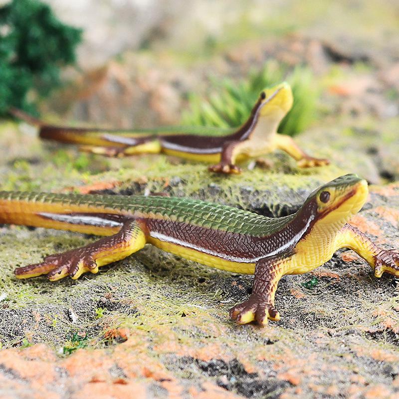 Montessori Reptile Educational Toy: Realistic Monitor Lizard Model Ornament