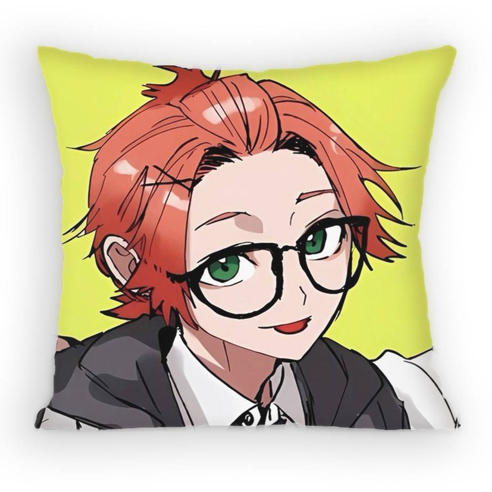 Phantom Busters Eugene Korekishi Pillow Case Anti-Dustmite Pillowcase Invisible Zipper Silky Sofa Cushion Cover For Bedroom