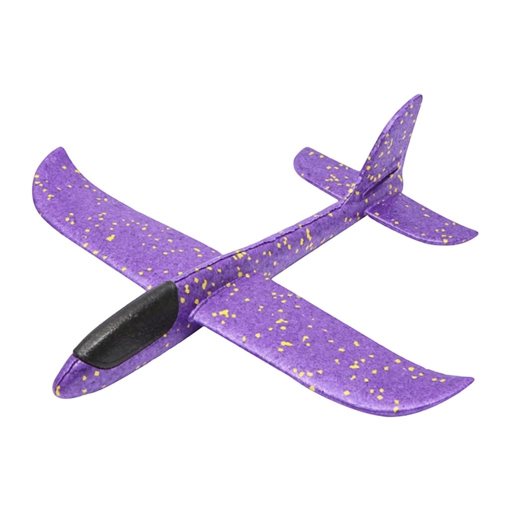 Hand- Foam Airplane, Stunt Glider, Children's Toy, Large Size (48cm, No Light).