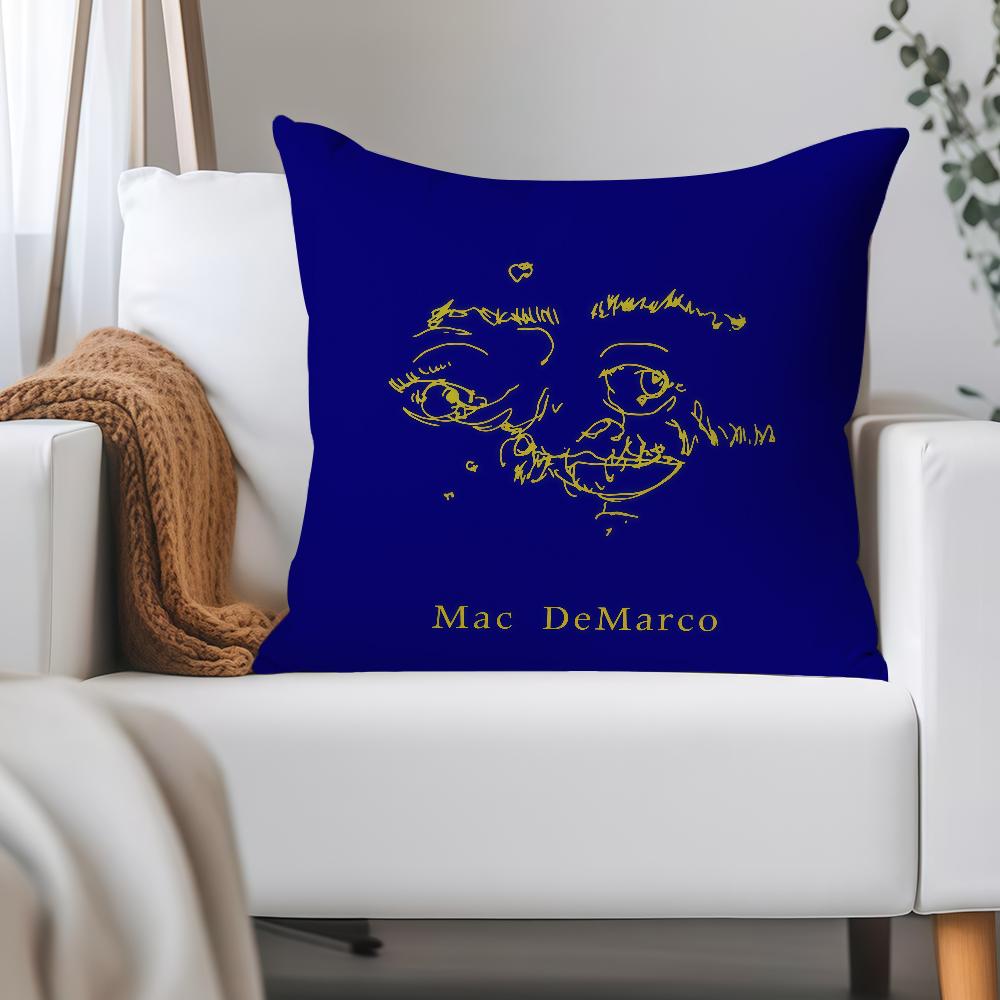 Pop Rock Singer M-mac D-demarco Pillow Case Applicable Space For Guest Rooms Interiors Cars Office House Decoration