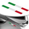 Adesivo Bandeira Italiana Formato Cúpula 3D Tamanho Pequeno Uso Geral