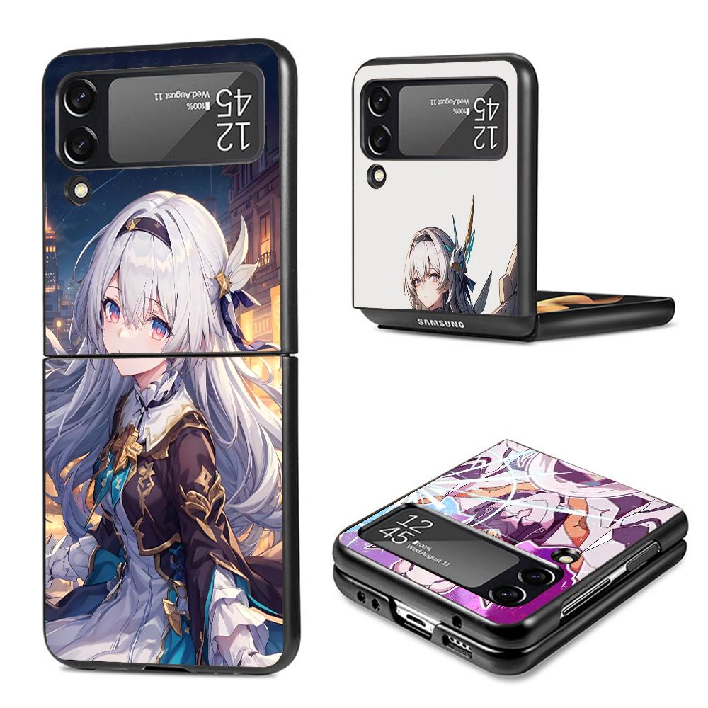 Honkai Star Rail Firefly Phone Case For Samsung Galaxy Z Flip7 Flip6 5G Flip5 Flip4 Flip3 ZFlip 7 6 3 4 5 Shockproof Back Cover