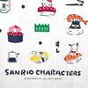 Nomura Towel Sanrio Characters Made In Japan Japanese Pattern Tenugui Sushi Cinnamoroll 34×90cm 100%