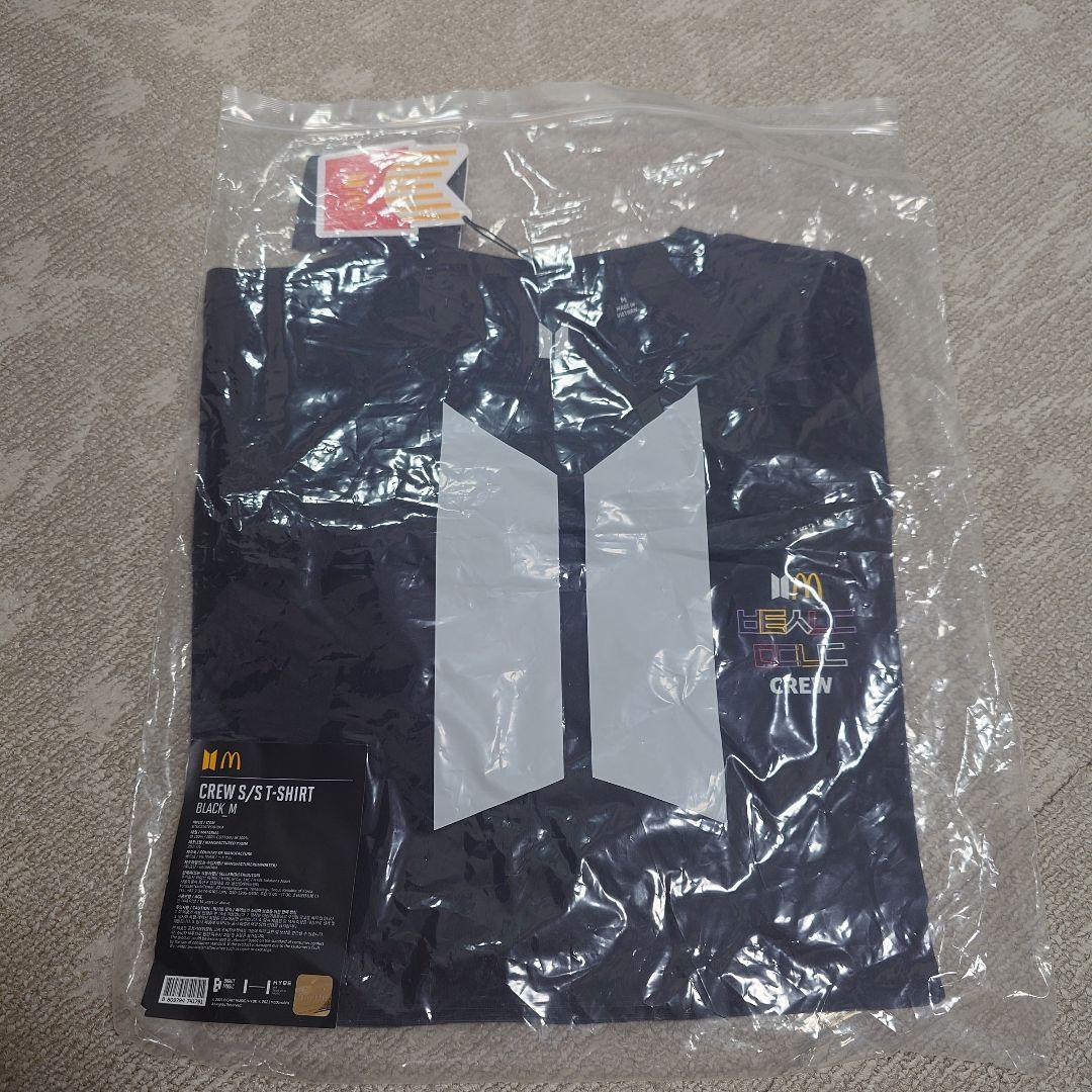 

[USED] BTS McDonald s collaboration black T-shirt M