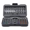 24PCS Short Bits Set Detachable T-Handle Magnetic Ratchet Screwdriver
