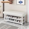 Entrance Shoe Changing Bench with Storage