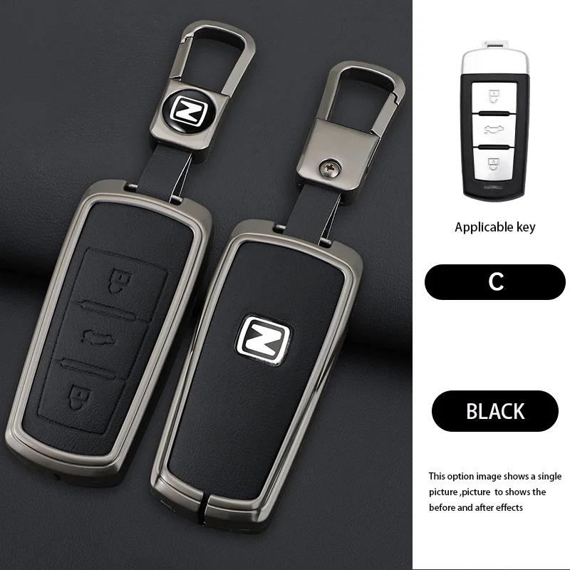 

Car Key Case Smart Keyless Protector Cover Shell Fob For Zotye T500 T600 T700 T800 Keychain Bag Holder Auto Interior Accessories