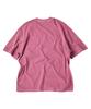 TRAVEL Logo Lineup Pigment Short Sleeve T-Shirt Magenta