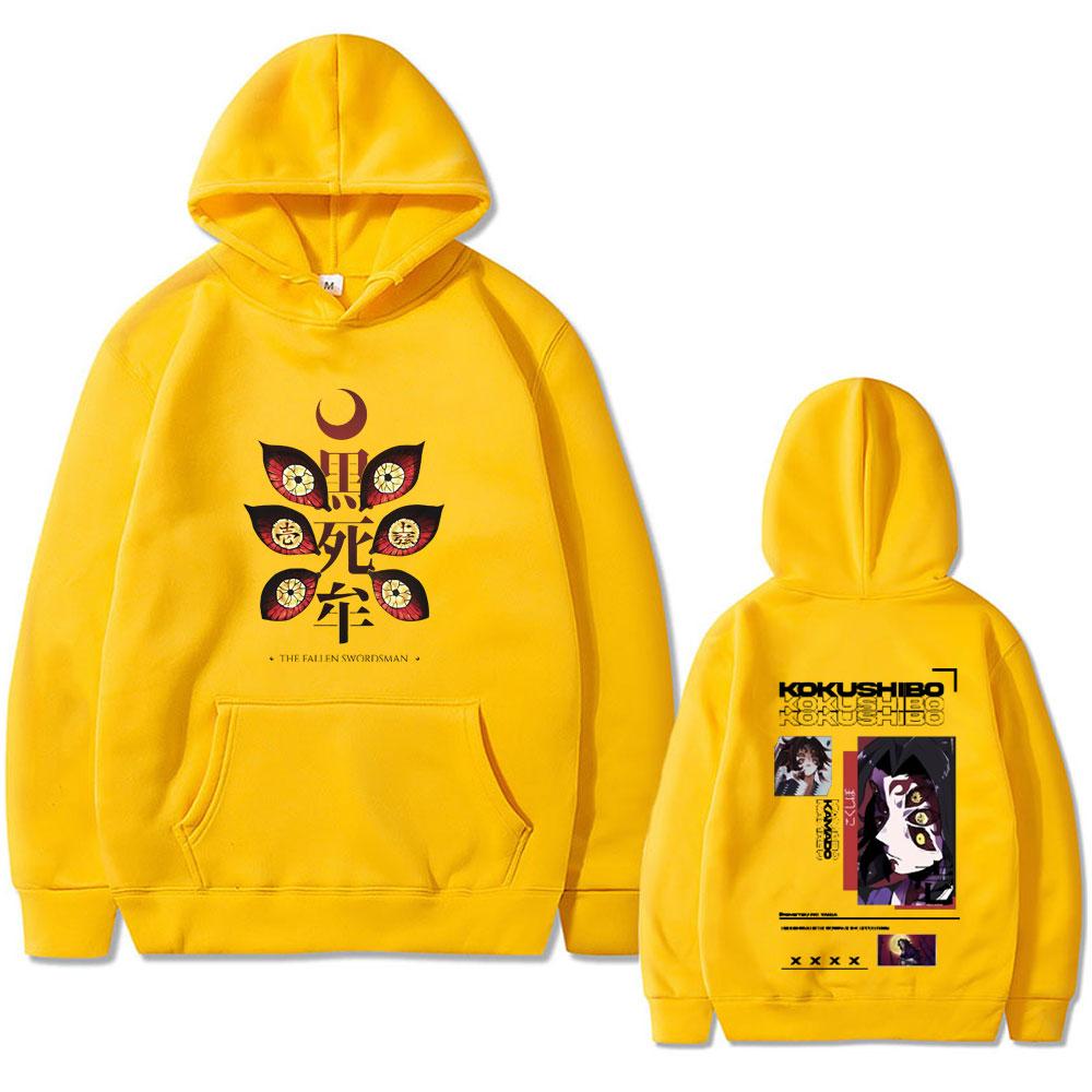 

Аниме Клинок, рассекающий демонов Кокушибо Графическое худи Мужская Женская Одежда Высококачественный Флис Хлопок Пуловер Мужские Винтажные Худи 3XL