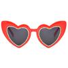 New love diamond-set peach heart love European and American trend sunglasses stage party festival photo sunglasses women