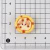 10/100PC Resin Egg Tart DIY 3D Fake Food Miniatures Figurine Craft Flatback Dollhouse Decoration Scrapbook Keychain  Accessories
