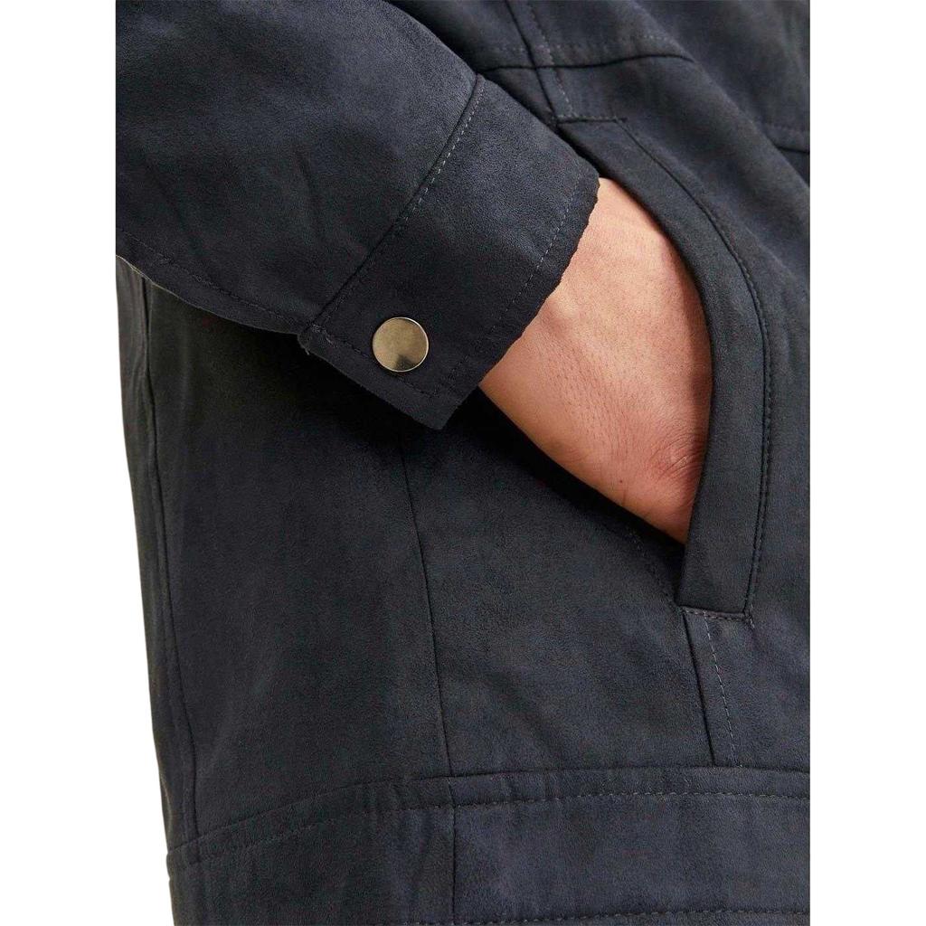 Jack And Jones Mens Faux Leather Biker Jacket