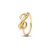 2026 New 925 Sterling Silver Ring Lover's Holiday Gift Jewelry Women Butterfly Pink Heart Golden Infinite Rings