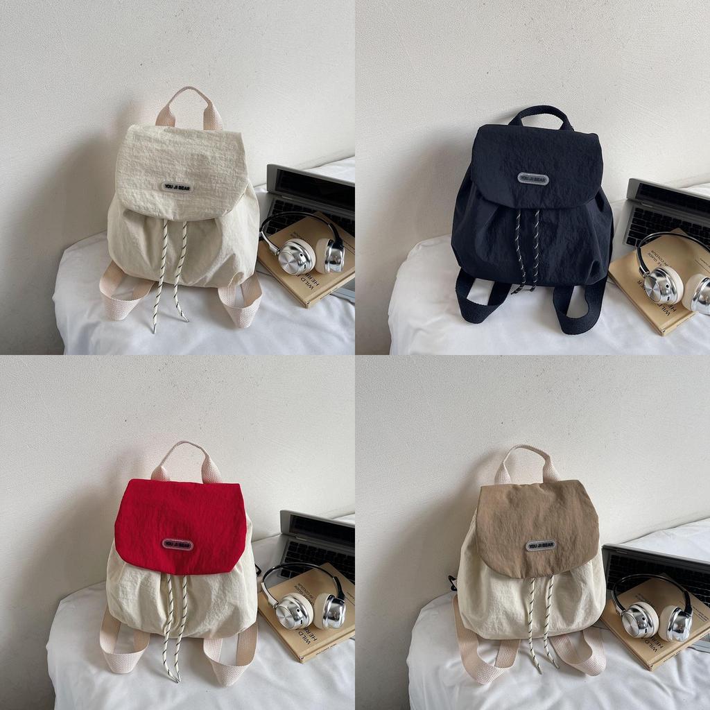 Nylon Fashion Backpack For Women With Breathable Design And Magnetic Closure For Daily Use