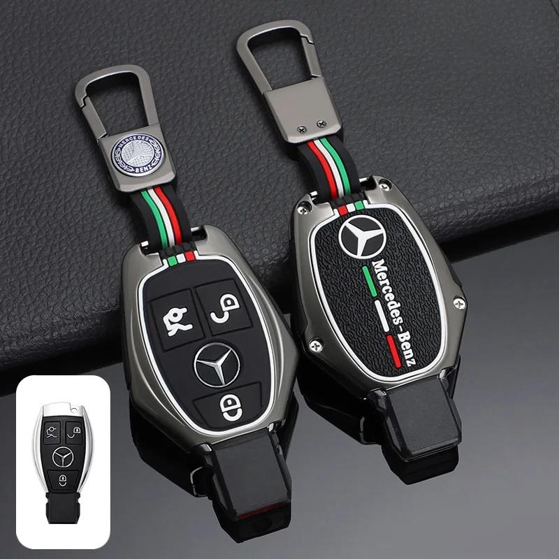 

Car Key Case Cover Protector Holder Shell For Mercedes Benz A B C E Class GLS GLA GLK GLC CLS CLA AMG W204 W205 W212 W463 W176