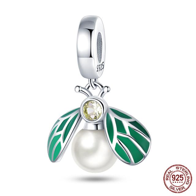 Fashion 925 Silver Colorful Butterfly Dragonfly Hummingbird Spring Series Charms Beads Fit Fasion 925 Bracelet Jewelry